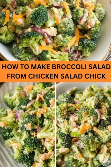 Best broccoli salad from chicken salad chick