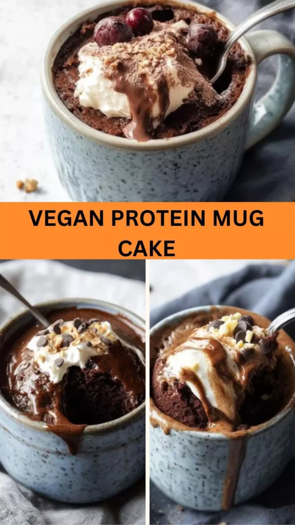 Best Vegan protein mug cake
