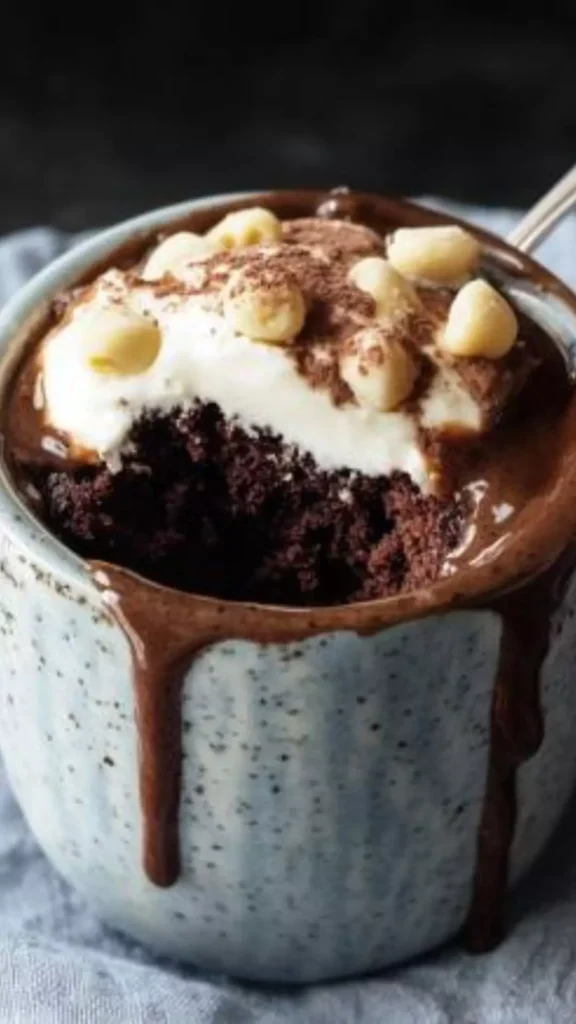 Easy Vegan protein mug cake