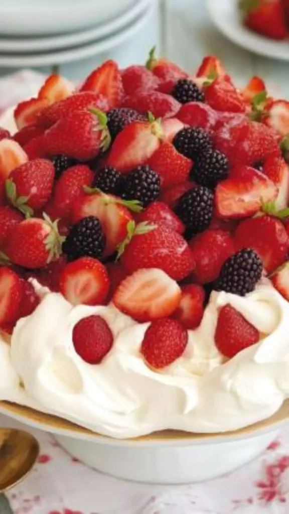 Mary Berry Strawberry Pavlova Recipe
