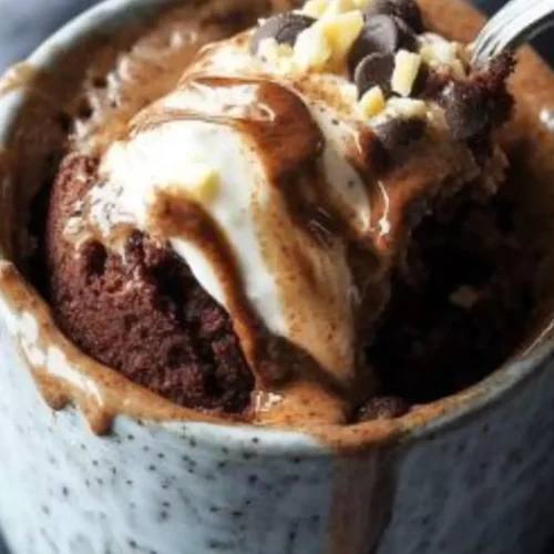 Vegan protein mug cake