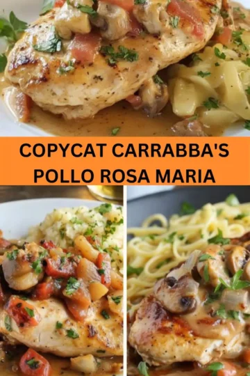 Best carrabba’s pollo rosa maria