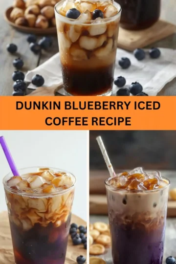 Best Dunkin Blueberry Iced Coffee Recipe