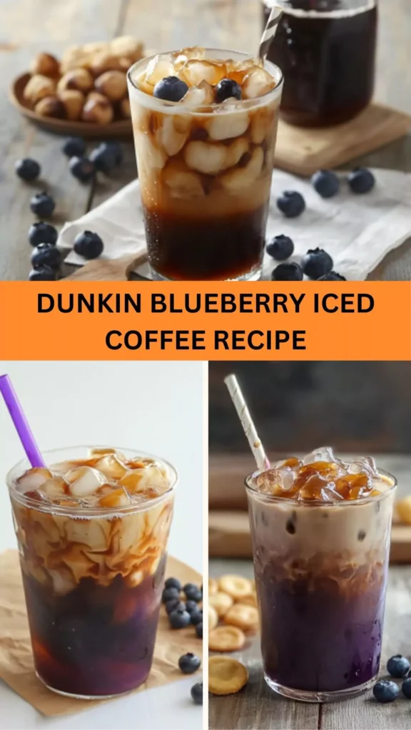 Best Dunkin Blueberry Iced Coffee Recipe
