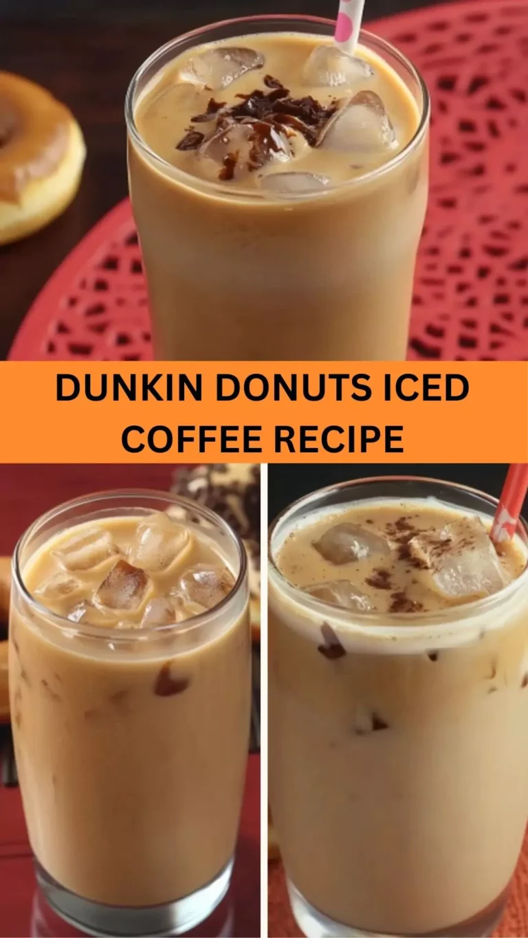 Dunkin Donuts Iced Coffee Recipe – Bite Blaze
