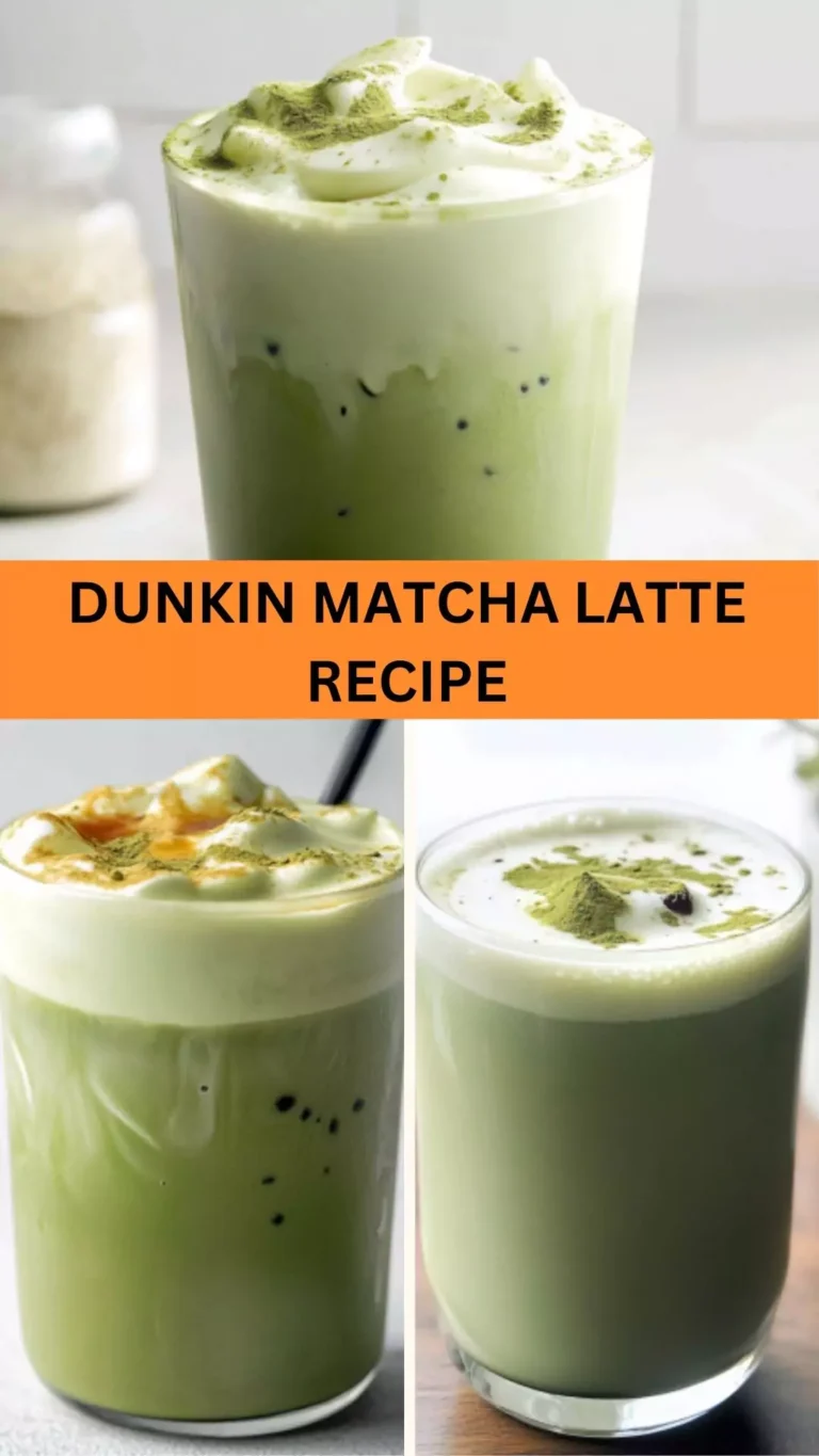 Dunkin Matcha Latte Recipe – Bite Blaze