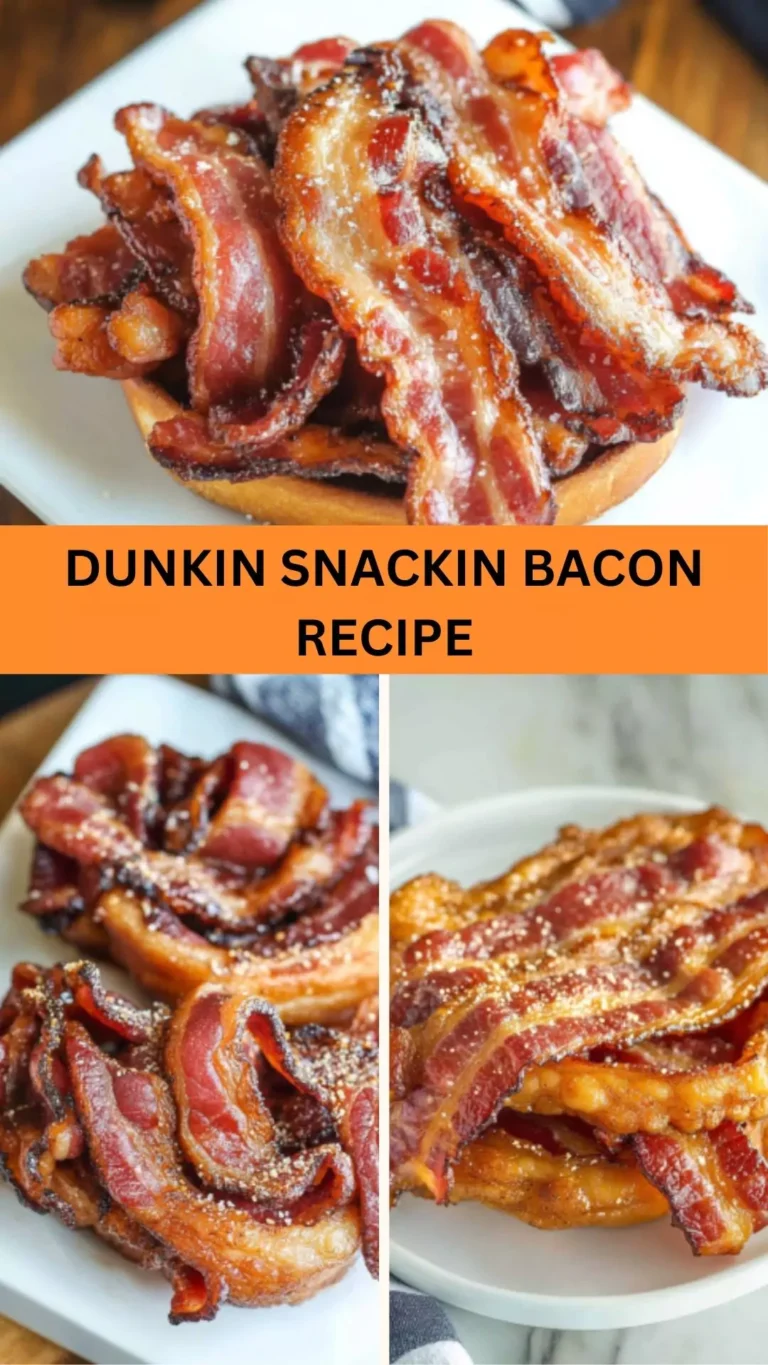 Dunkin Snackin Bacon Recipe – Bite Blaze