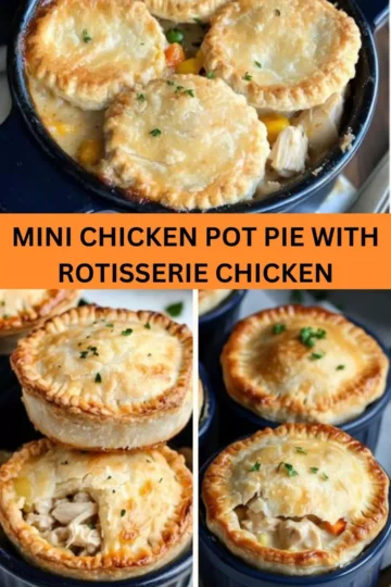 Best Mini Chicken Pot Pie With Rotisserie Chicken