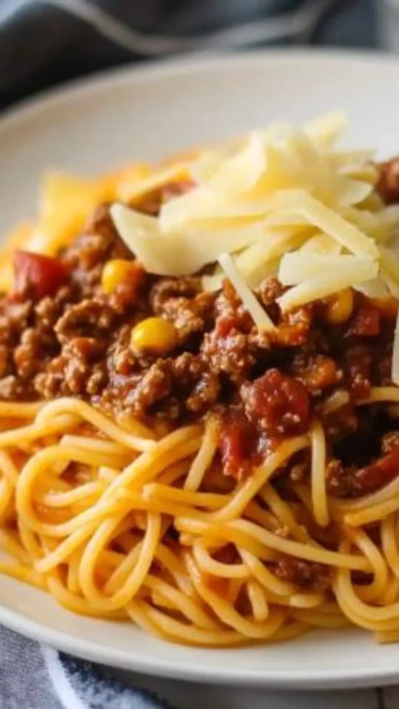 Easy Cincinnati Chili Spaghetti Recipe With Ground Beef