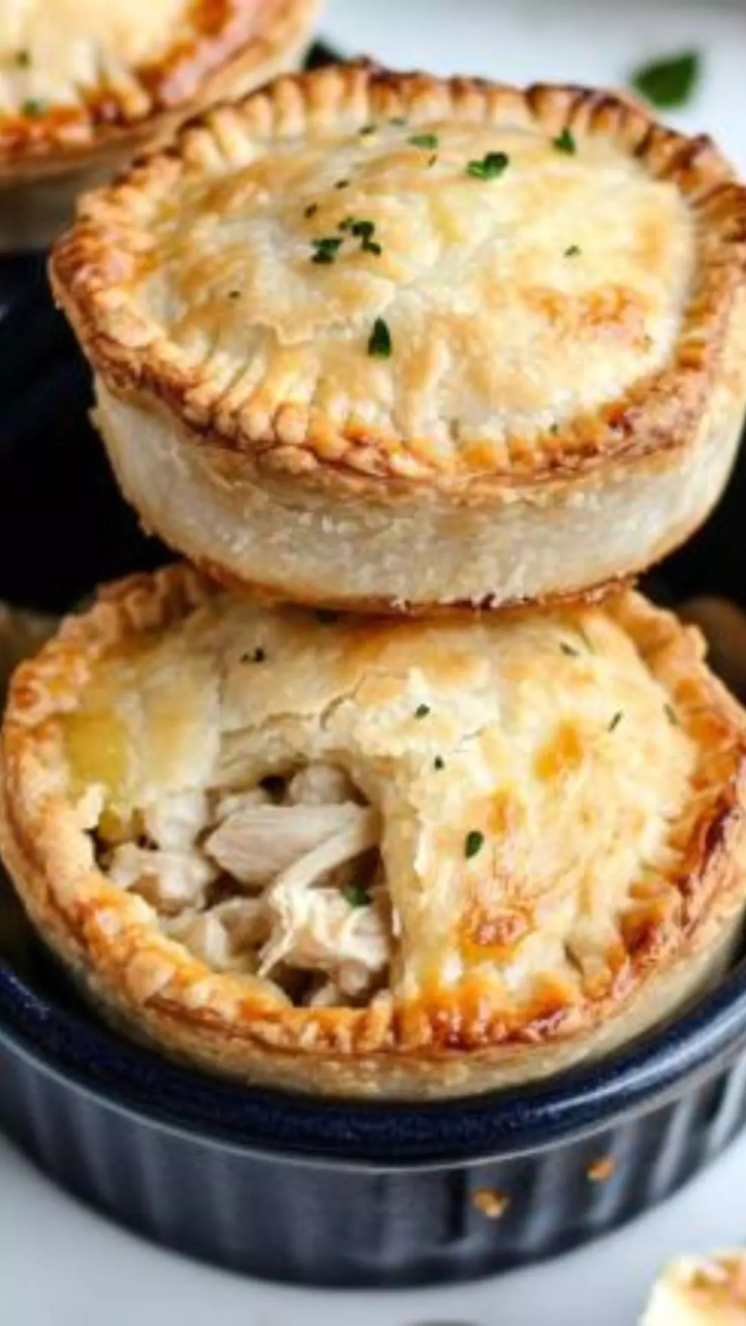Mini Chicken Pot Pie With Rotisserie Chicken