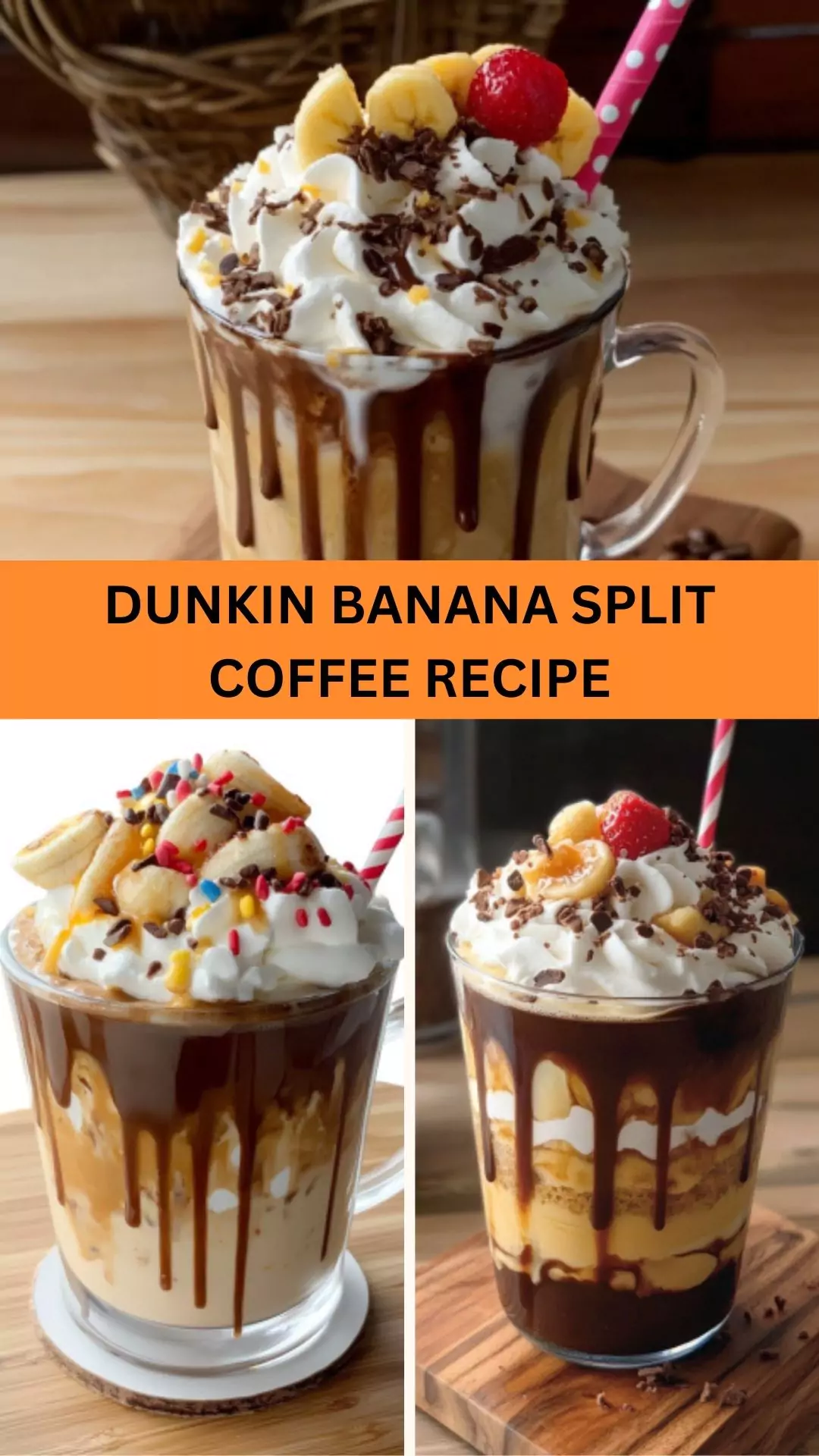 Dunkin Banana Split Coffee Recipe – Bite Blaze