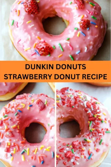 Best Dunkin Donuts Strawberry Donut Recipe