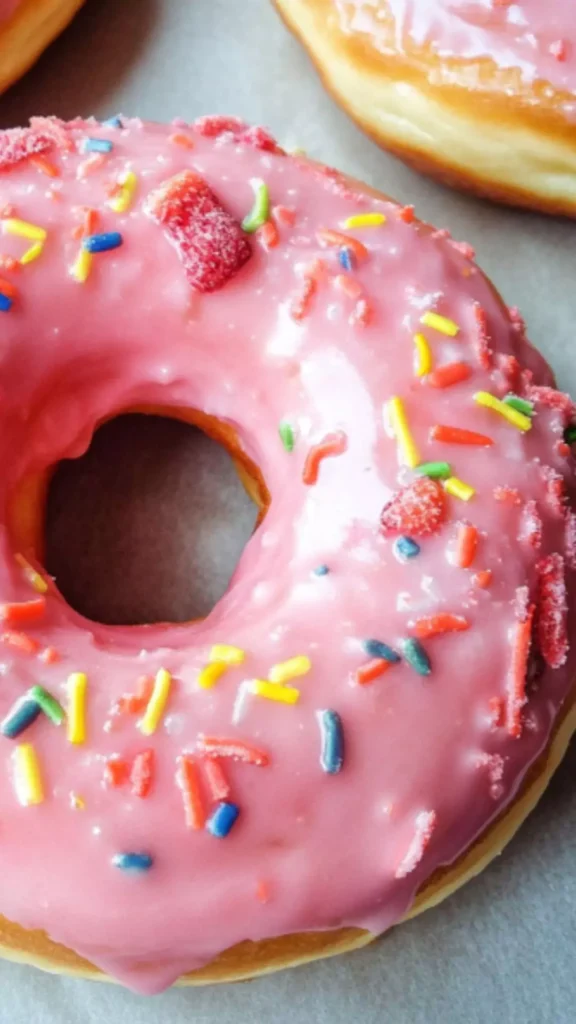 Easy Dunkin Donuts Strawberry Donut Recipe
