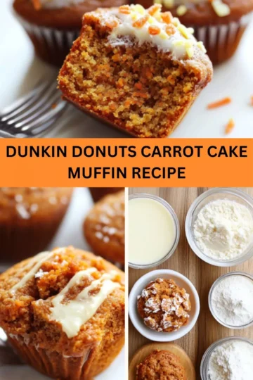 Best Dunkin Donuts Carrot Cake Muffin Recipe