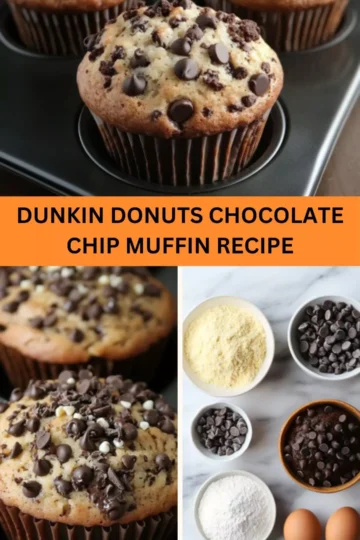 Best Dunkin Donuts Chocolate Chip Muffin Recipe