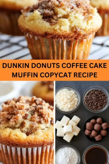 Best Dunkin Donuts Coffee Cake Muffin Copycat Recipe