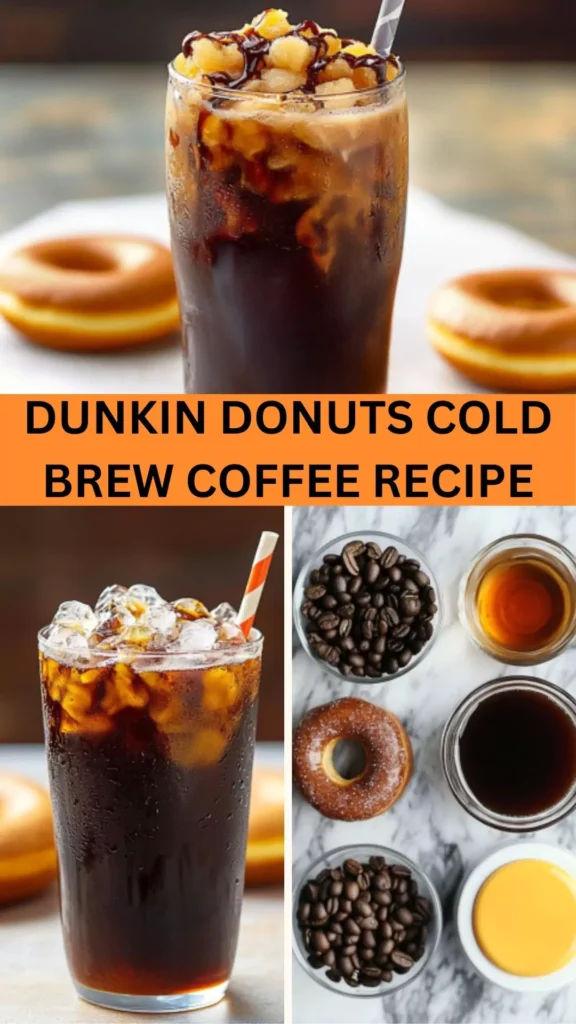 Best Dunkin Donuts Cold Brew Coffee Recipe
