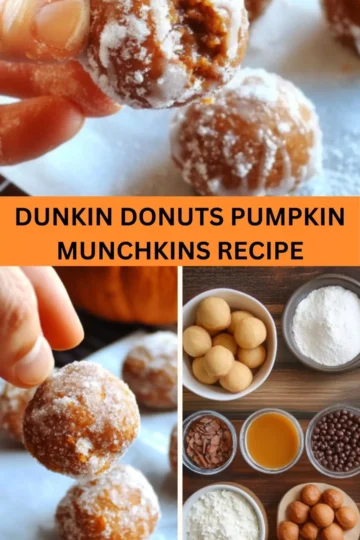 Best Dunkin Donuts Pumpkin Munchkins Recipe