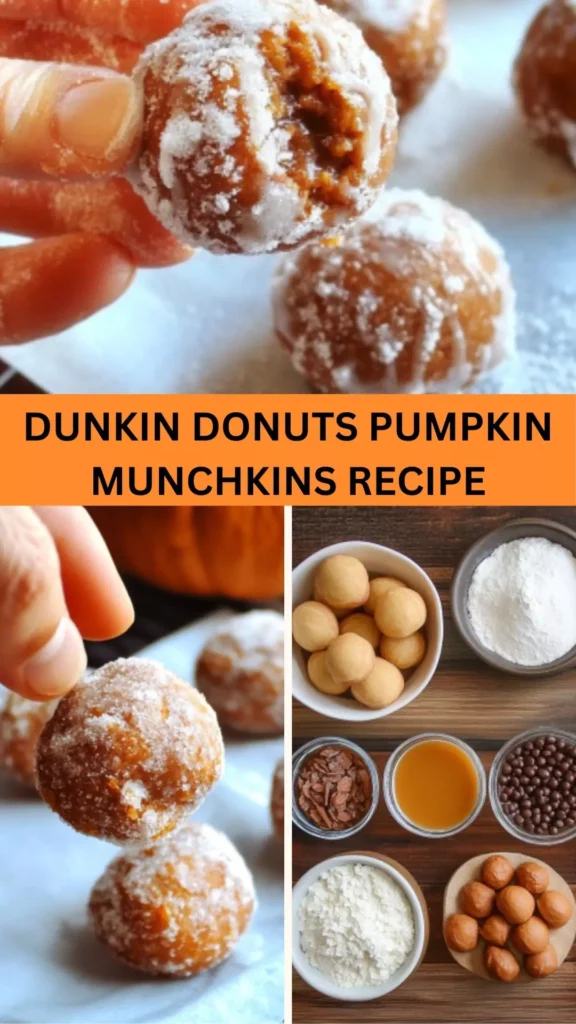 Best Dunkin Donuts Pumpkin Munchkins Recipe
