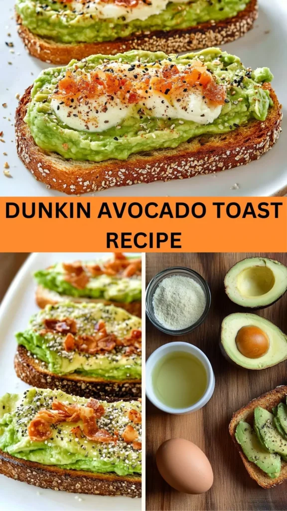 Best Dunkin Avocado Toast Recipe
