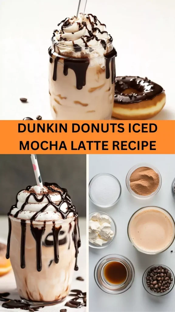 Best Dunkin Donuts Iced Mocha Iatte Recipe
