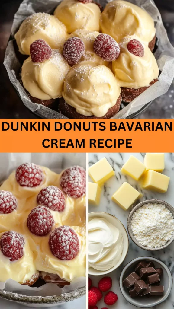 Best Dunkin Donuts Bavarian Cream Recipe
