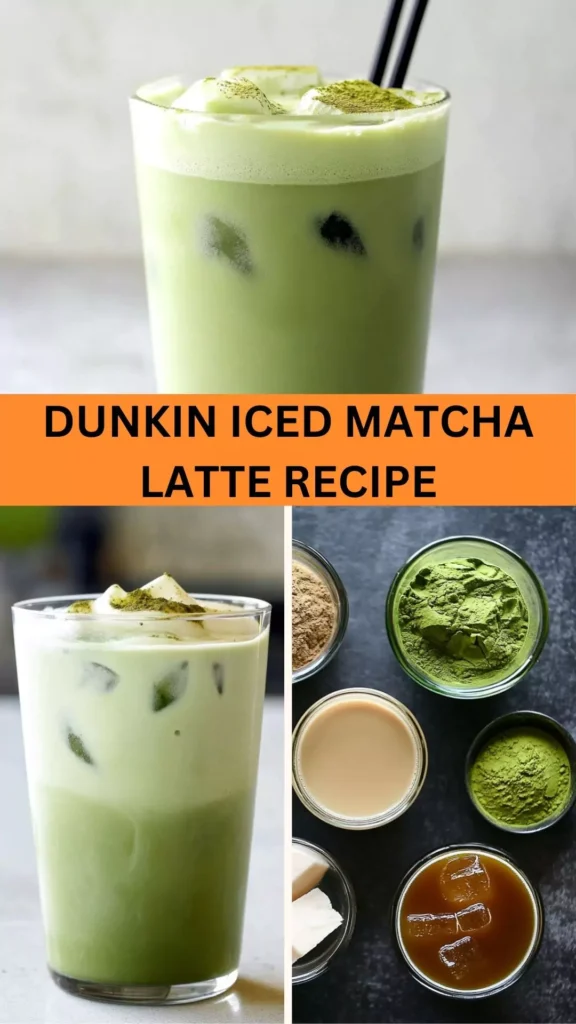 Best Dunkin Iced Matcha Latte Recipe
