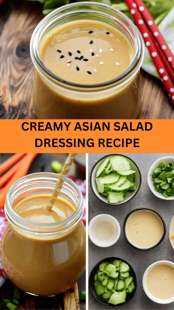 Best Creamy Asian Salad Dressing Recipe
