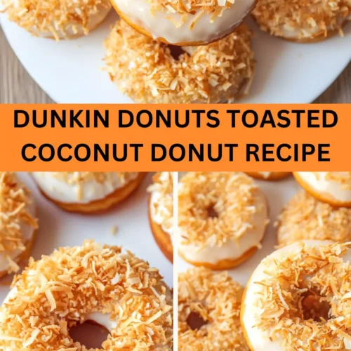Best Dunkin Donuts Toasted Coconut Donut Recipe