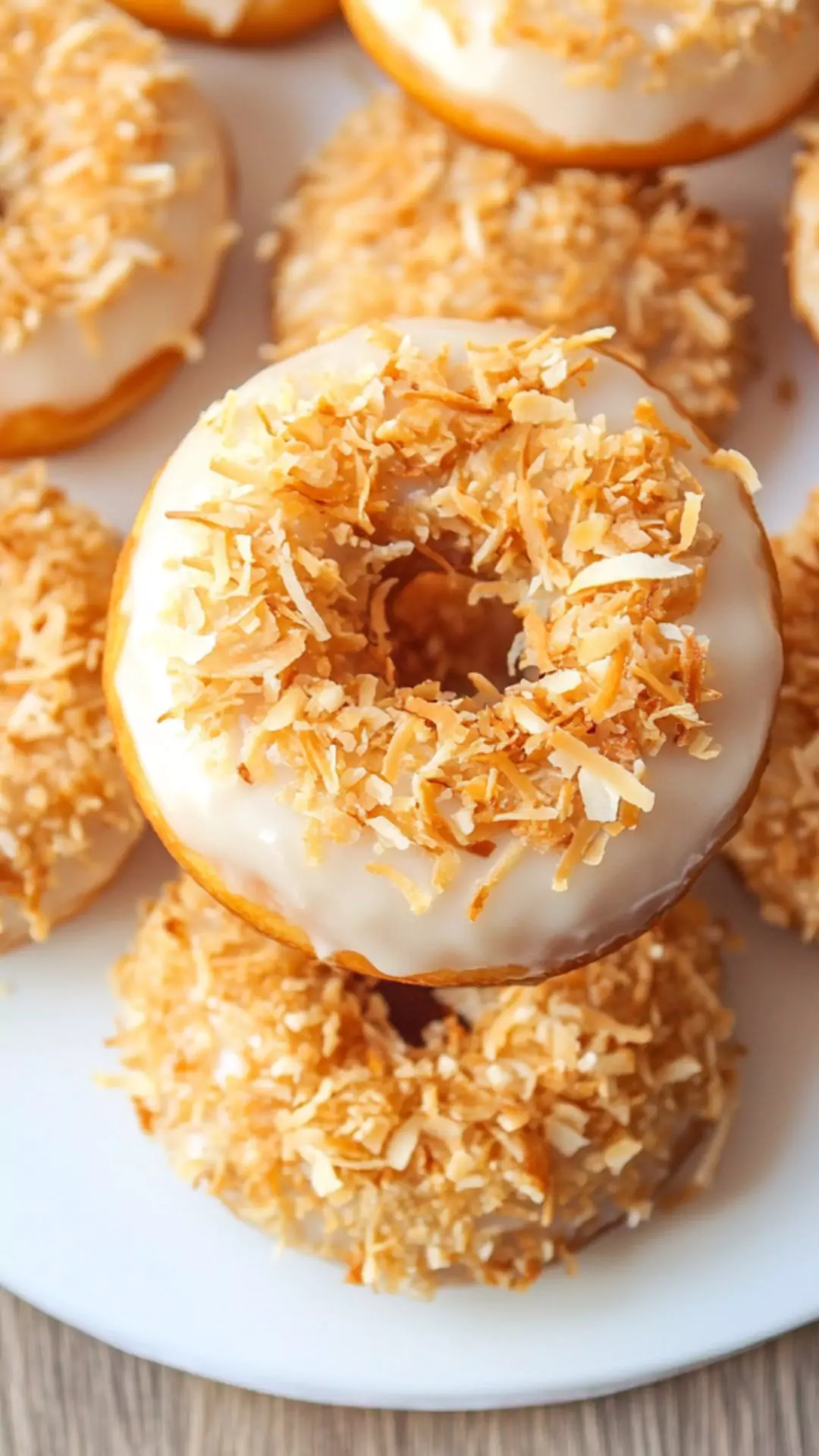 Easy Dunkin Donuts Toasted Coconut Donut Recipe