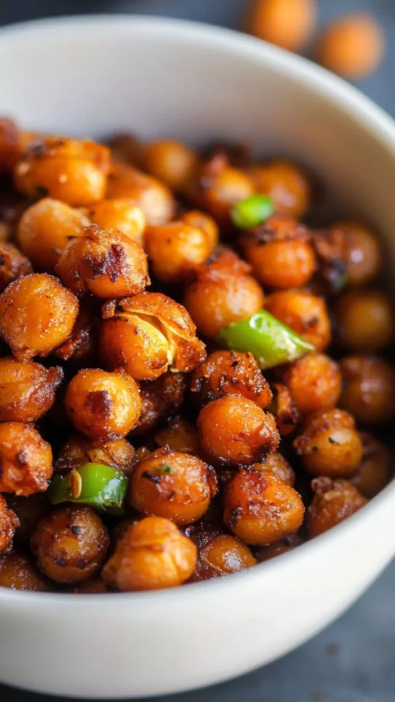 Easy Spicy Crispy Chickpeas Recipe
