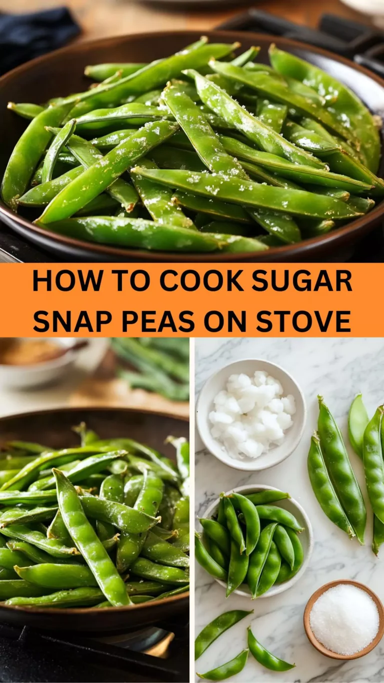 How To Cook Sugar Snap Peas On Stove