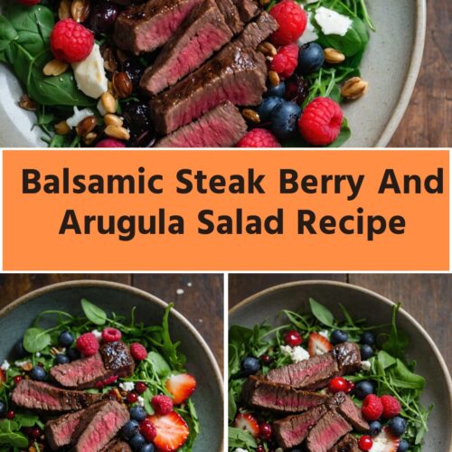 Balsamic Steak Berry And Arugula Salad Recipe