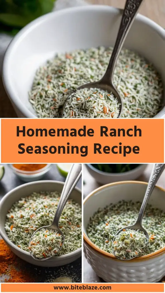 Homemade Ranch Seasoning Recipe Homemade Ranch Seasoning Recipe