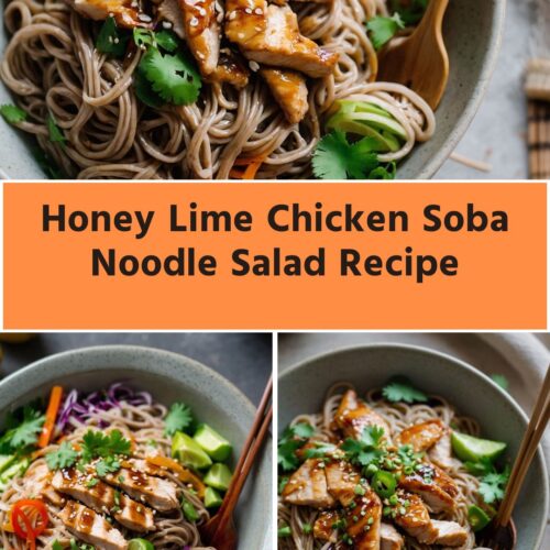 Honey Lime Chicken Soba Noodle Salad Recipe