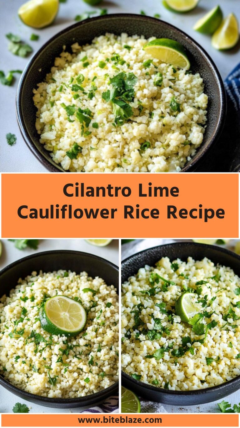 cilantro lime cauliflower rice recipe