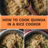 how to cook quinoa in a rice cooker