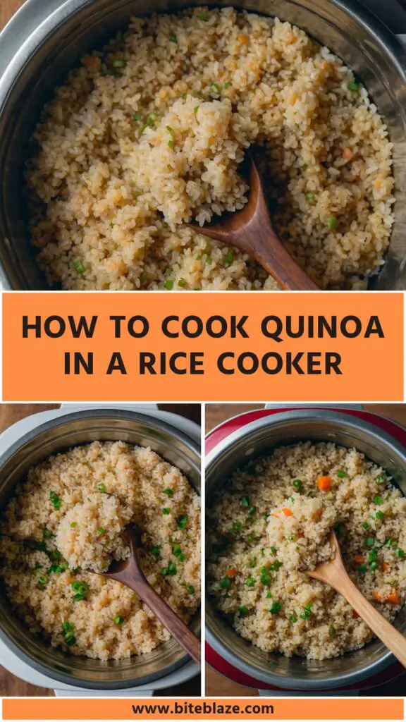 how to cook quinoa in a rice cooker