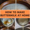 how to make buttermilk at home