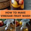 how to make vinegar fruit wash