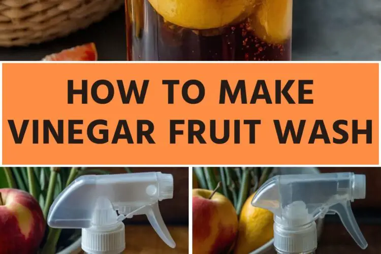 how to make vinegar fruit wash