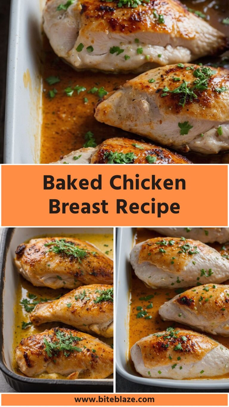 Baked Chicken Breast Recipe –  Bite Blaze
