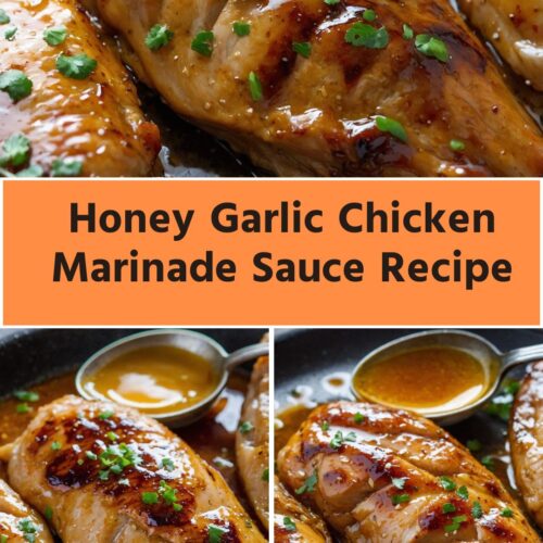 Honey Garlic Chicken Marinade Sauce Recipe