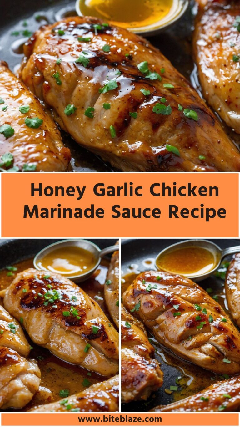Honey Garlic Chicken Marinade Sauce Recipe – Bite Blaze