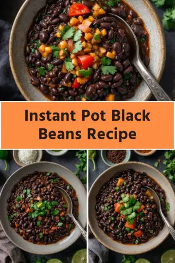 Instant Pot Black Beans Recipe