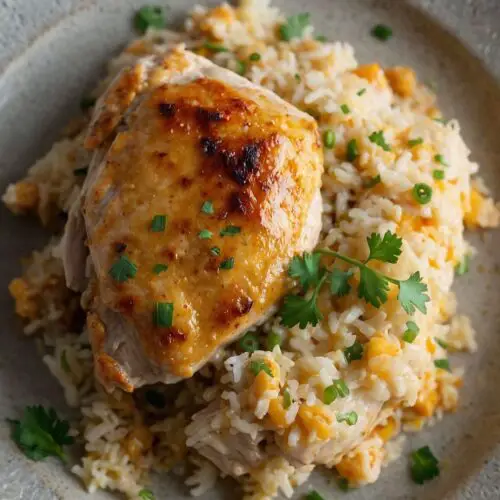 How to make Low Carb Cheesy Chicken And Rice Recipe