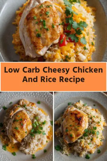 Low Carb Cheesy Chicken And Rice Recipe