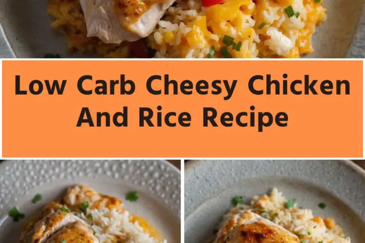 Low Carb Cheesy Chicken And Rice Recipe