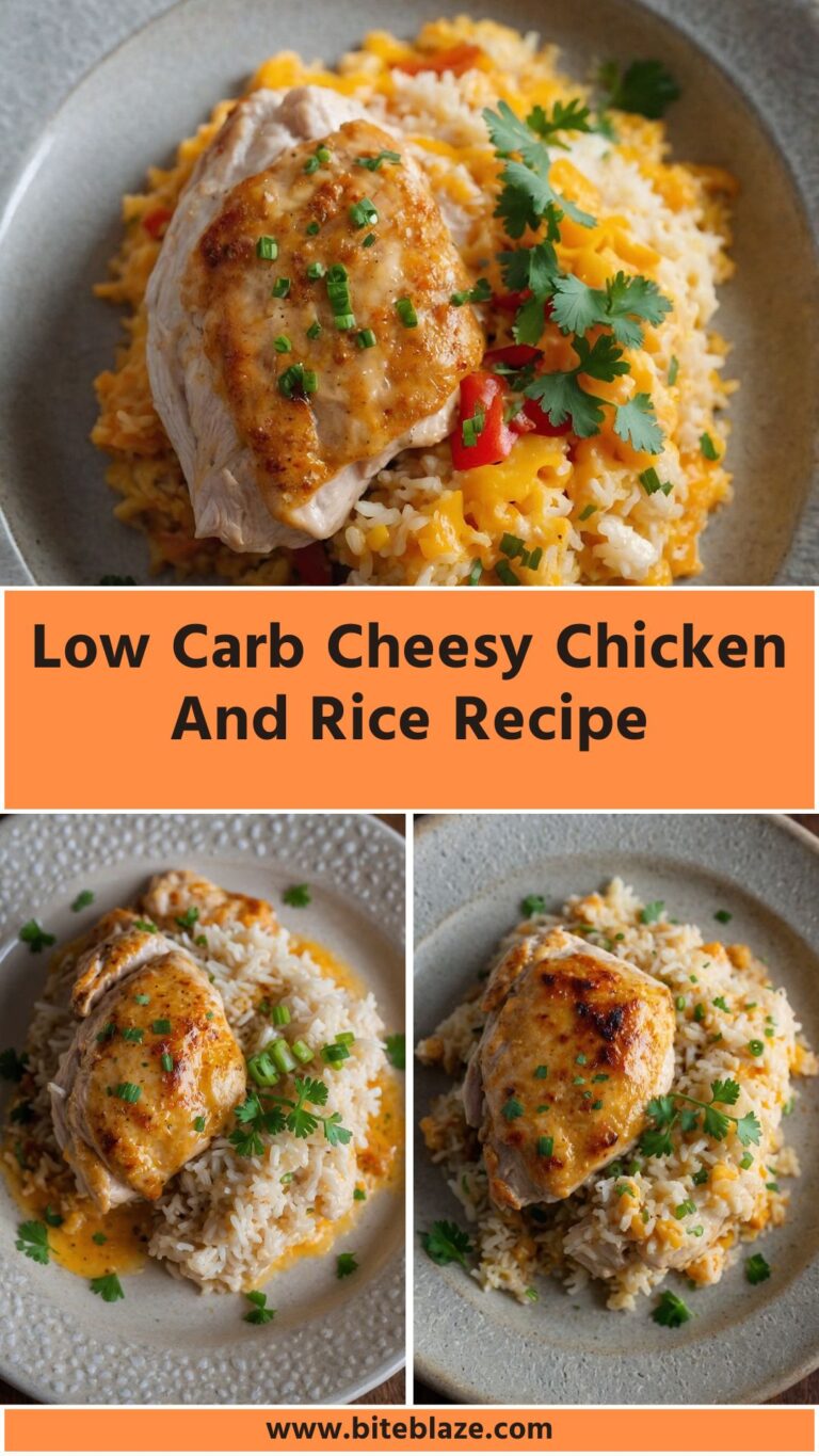 Low Carb Cheesy Chicken And Rice Recipe – Bite Blaze