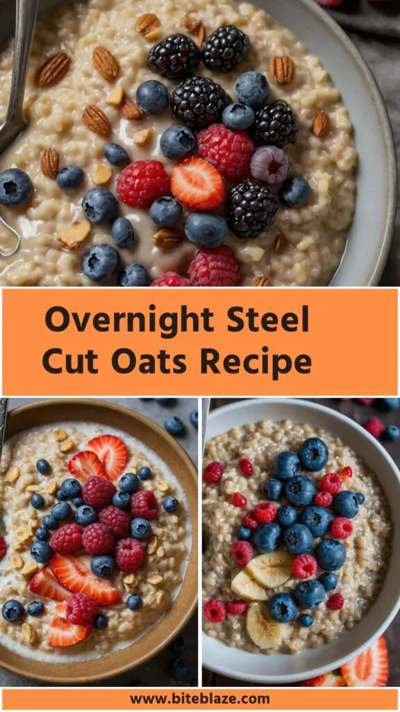 Overnight Steel Cut Oats Recipe Overnight Steel Cut Oats Recipe
